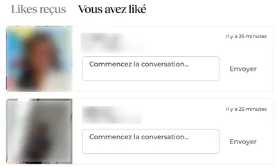 Disons Demain comment ça marche ? Voici comment fonctionne Disons Demain : voir les personnes en ligne : le menu "vous avez liké"