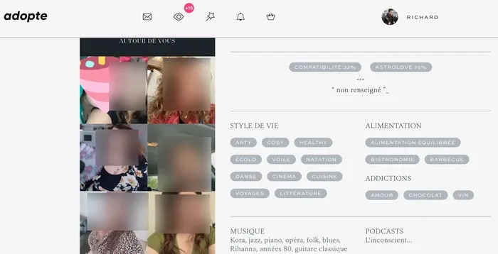 Les profils similaire sur Adopteunmec