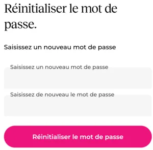 Réinitialiser ou récupérer un compte Meetic : réinitialisation du mot de pass