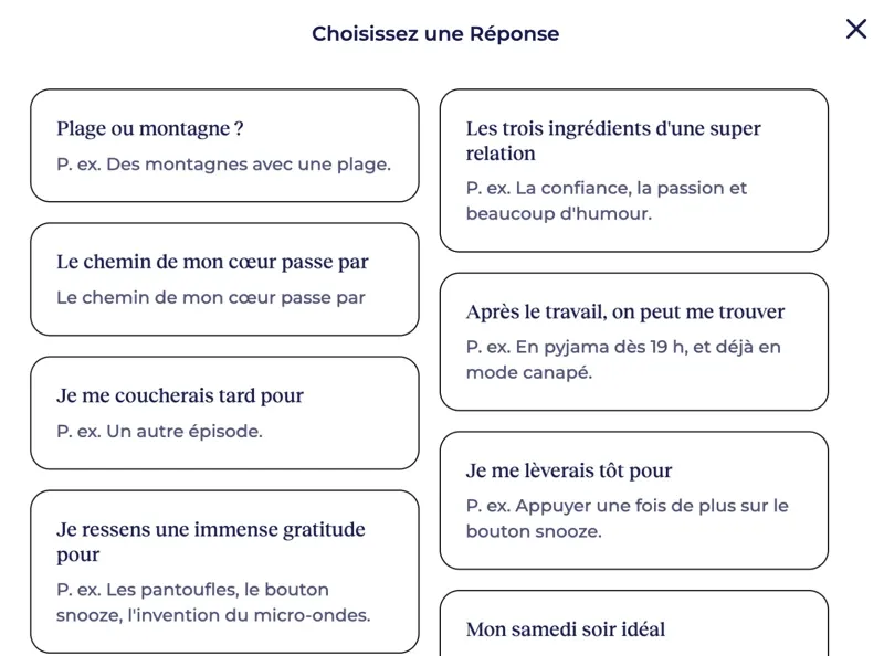 Meetic inscription gratuite : Choisissez une réponse