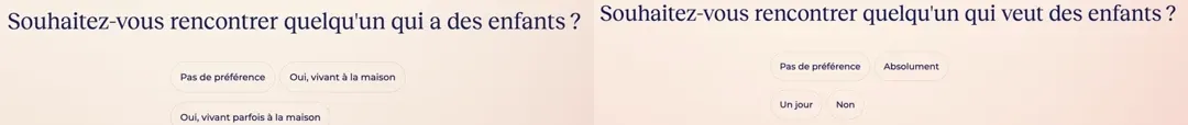 Meetic inscription gratuite : Indiquer vos préférences concernant les enfants