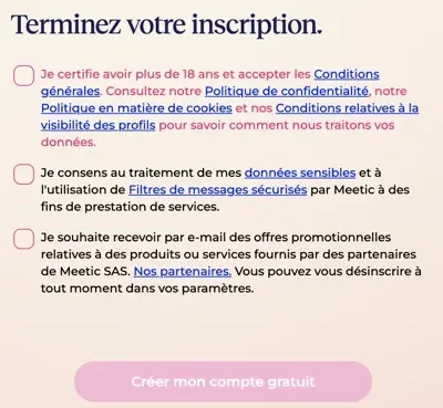 Disons Demain inscription gratuite : Accepter les consentements et créer son compte gratuit