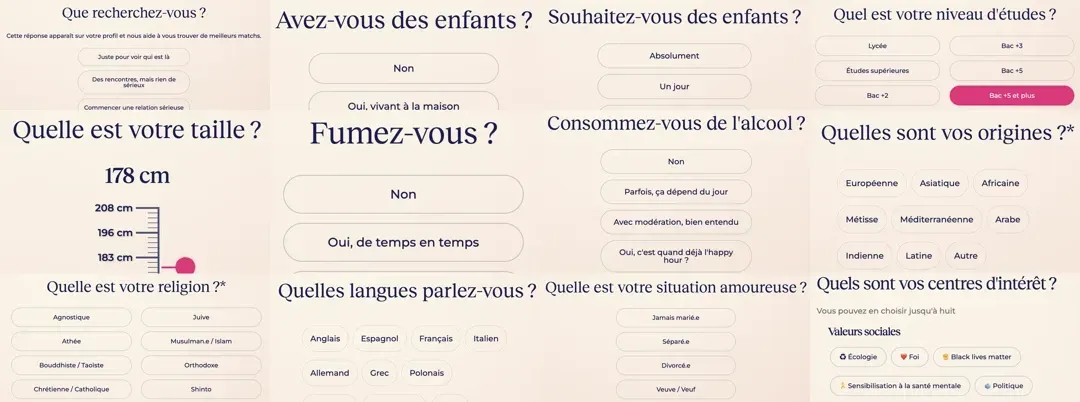 Disons Demain inscription gratuite : Répondre au questionnaire personnel