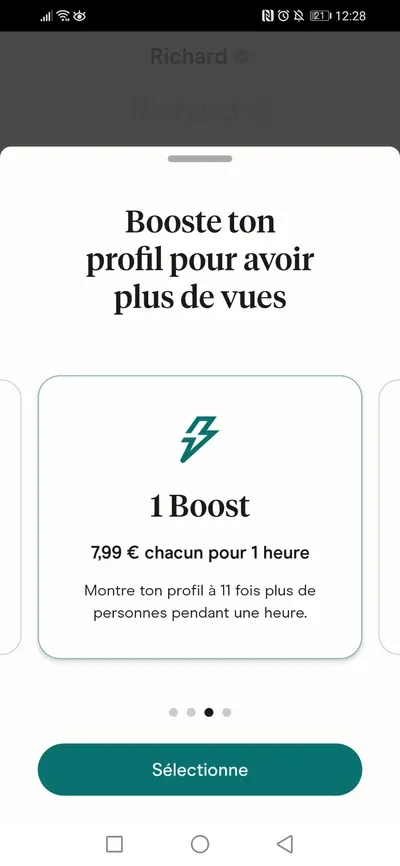 Hinge avis : option Boost