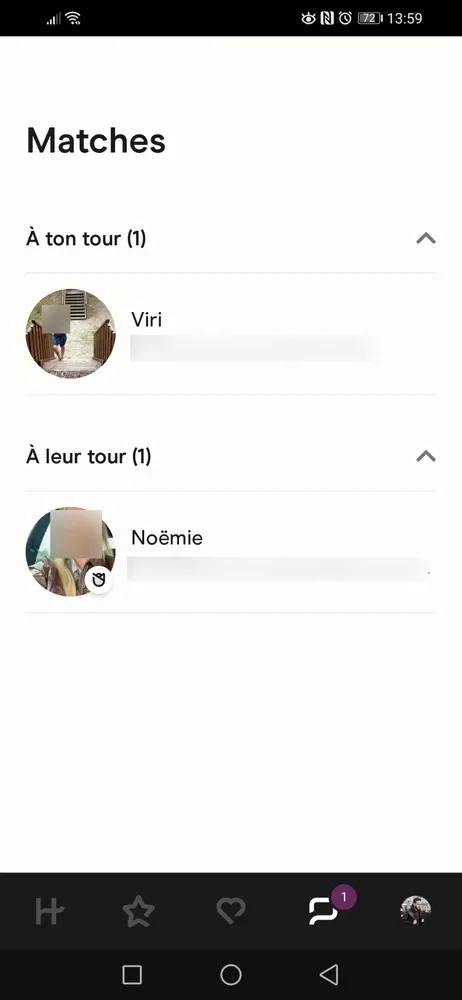 Discuter gratuitement sur Hinge avec ses Matchs