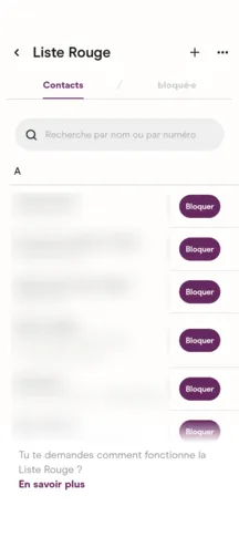 Lite rouge sur Hinge : contacts bloqués