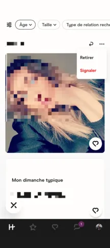 Bloquer un profil sur Hinge : retirer et signaler