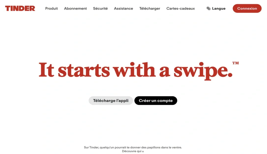 Tinder : numéro 3 des meilleurs sites de rencontre en France en 2026