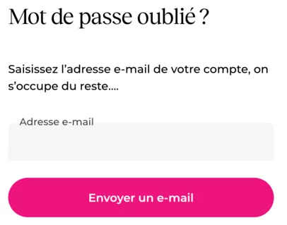 Retrouver son compte Disons Demain : récupération du mot de passe