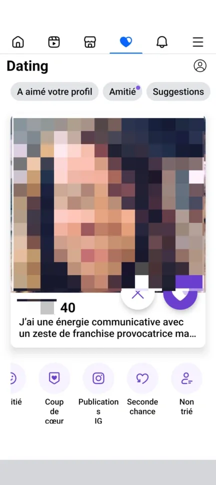 Seconde chance sur Facebook Rencontre