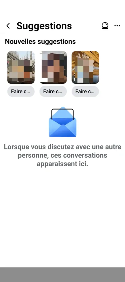 Les nouvelles suggestions ou Matchs sur Facebook Rencontre