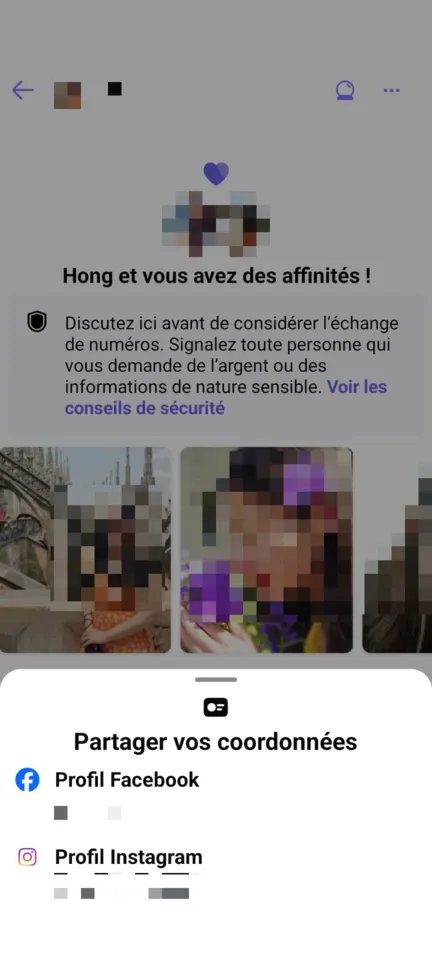 Partager son profil Facebook ou Instagram sur Facebook Rencontre