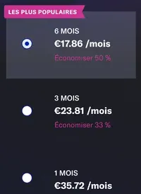 Prix de l'abonnement OkCupid Premium