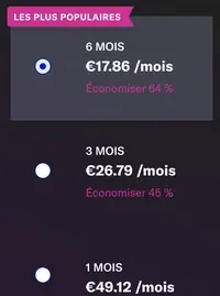 Prix de l'abonnement OkCupid Premium Plus