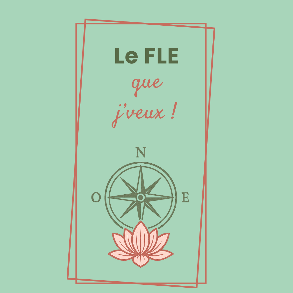 Logo le FLE que je veux ! Cours de français langue étrangère sur-mesure