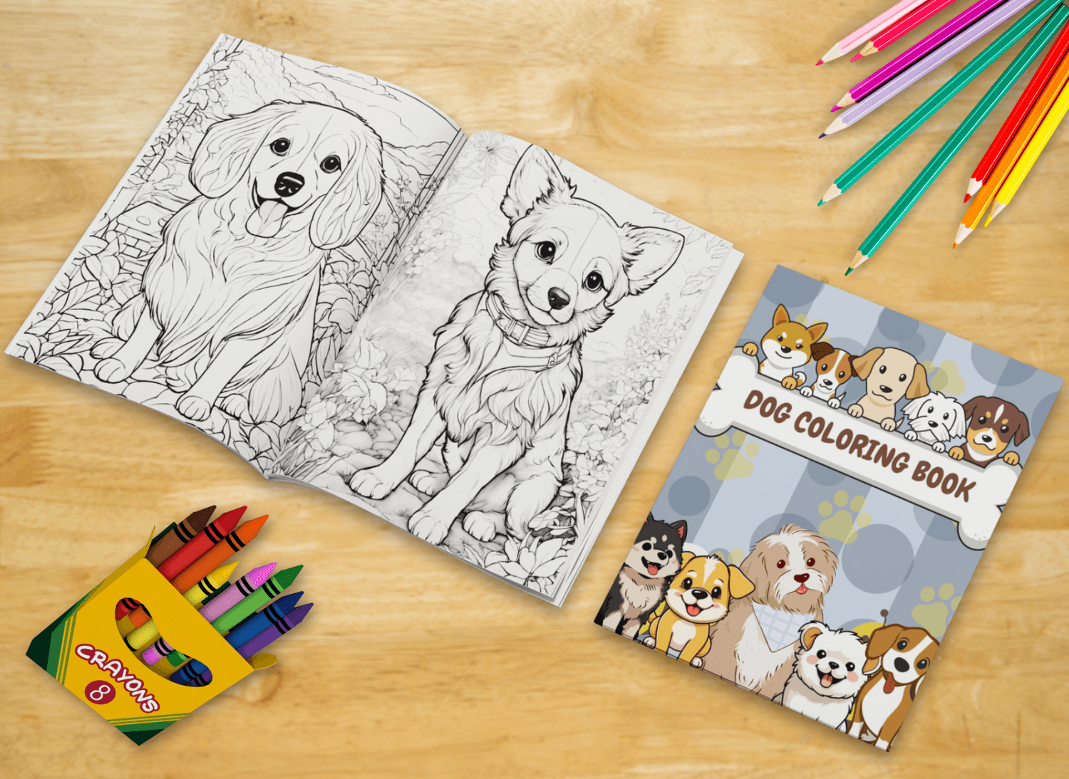 Dog Coloring Book