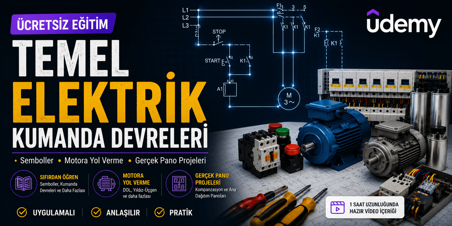 Ücretsiz Temel Elektrik Kumanda Devreleri Eğitimi