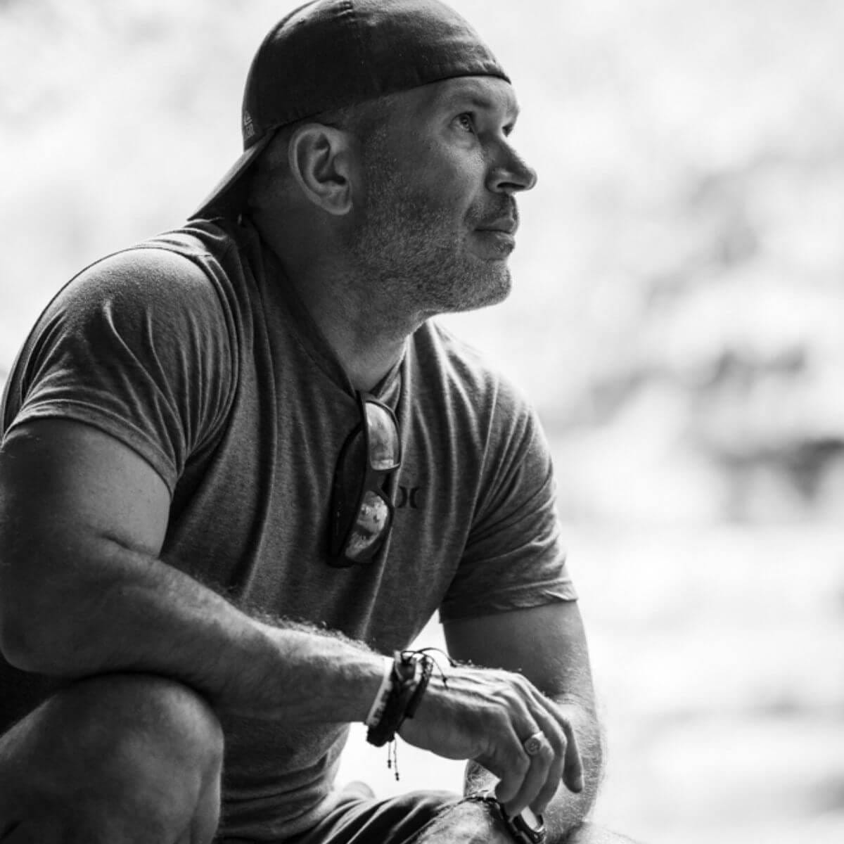 Man thinking deeply about growth