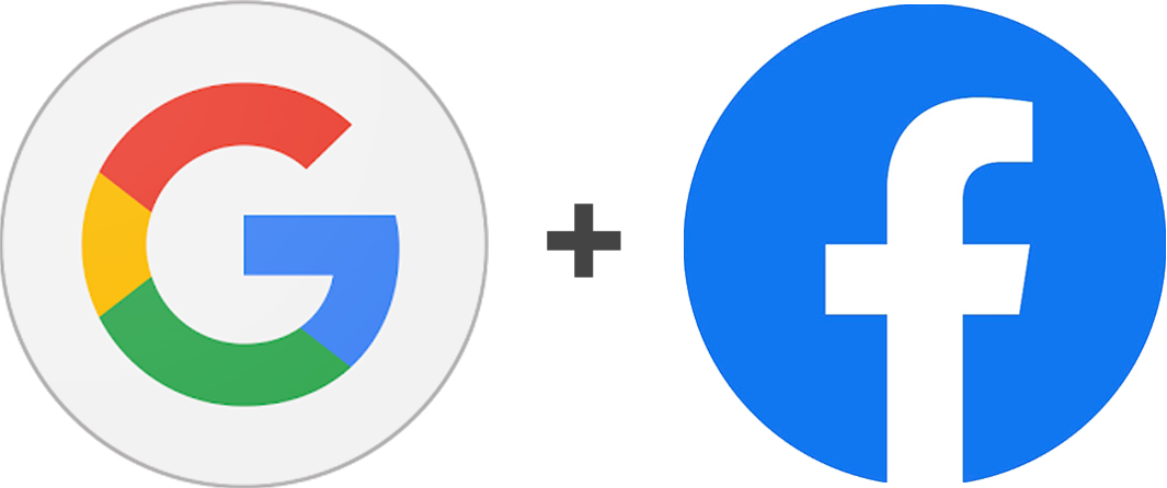 google plus facebook