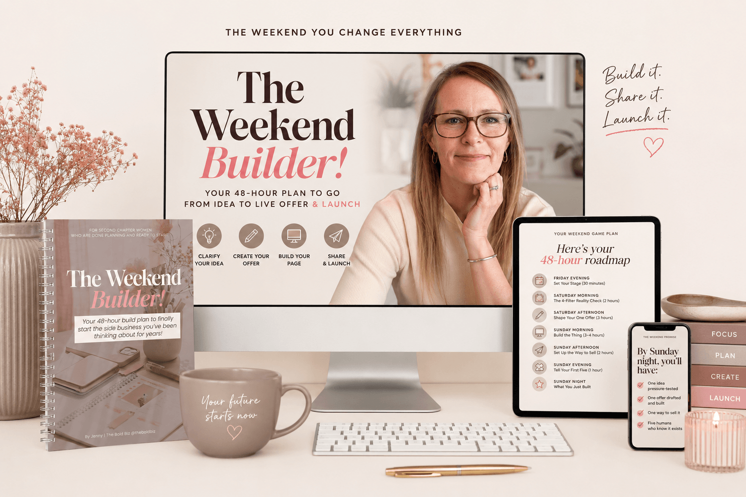 The Weekend Builder guide, your 48-hour plan to go from idea to live offer and launch
