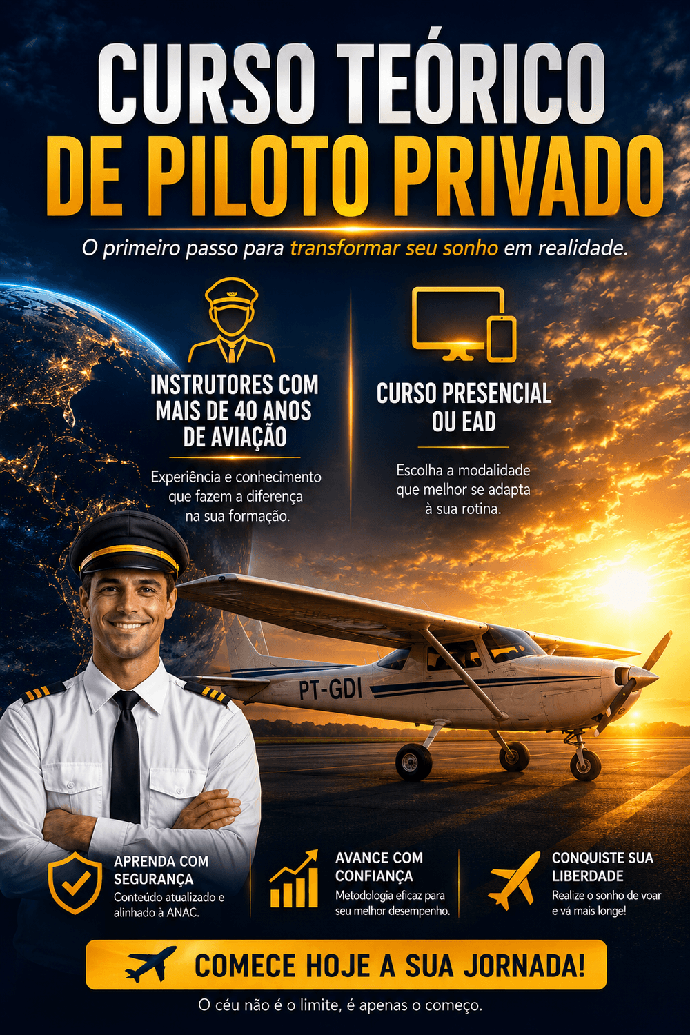 Curso teórico de Piloto Privado