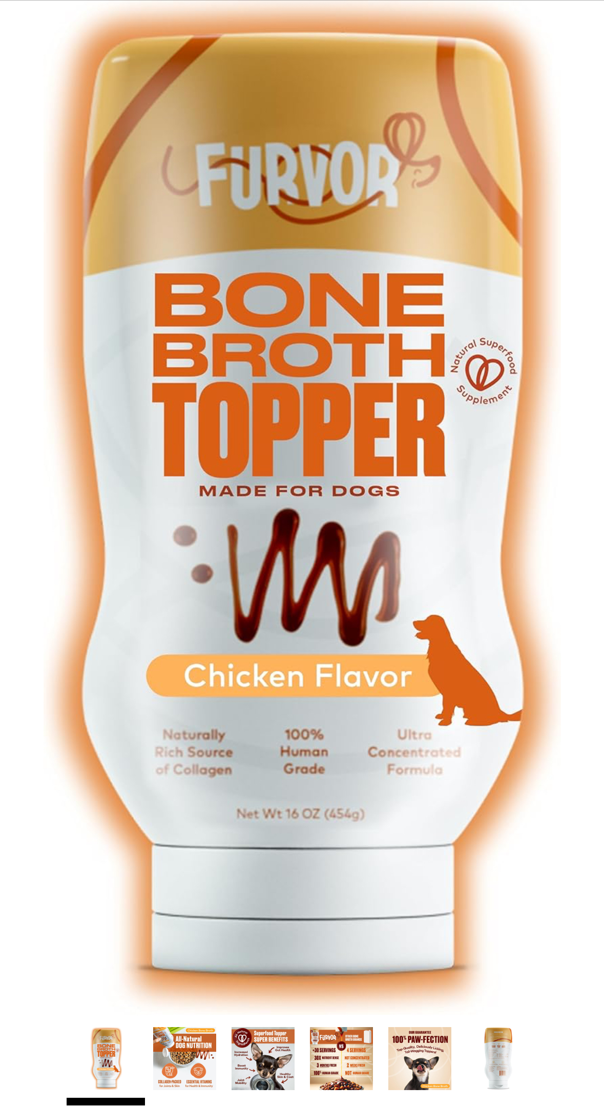 bone broth concentrate dog food topper