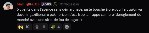 Témoignage de succès