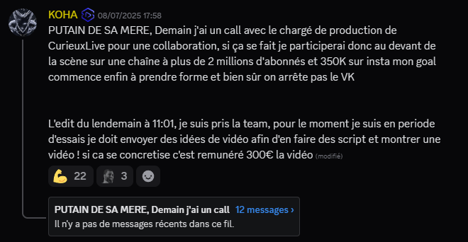 Témoignage de succès