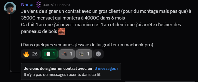 Témoignage de succès