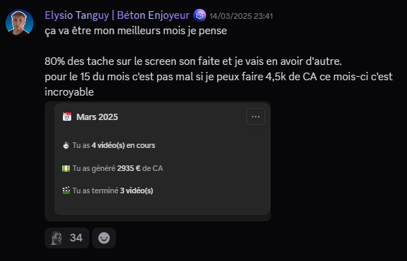 Témoignage de succès