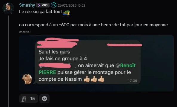 Témoignage de succès