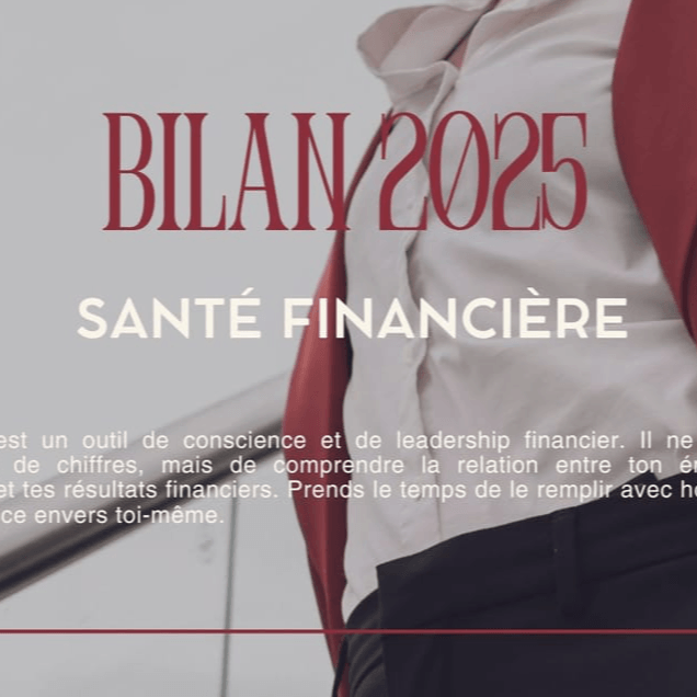 BILAN 2025 - Santé financière
