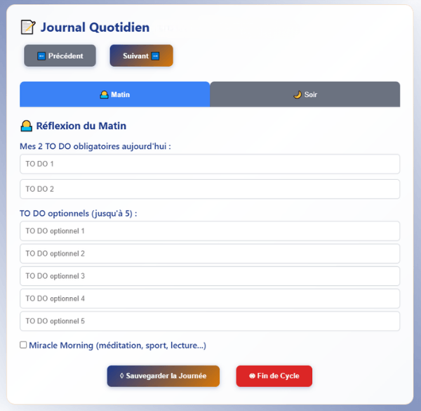 Journal quotidien Focus30