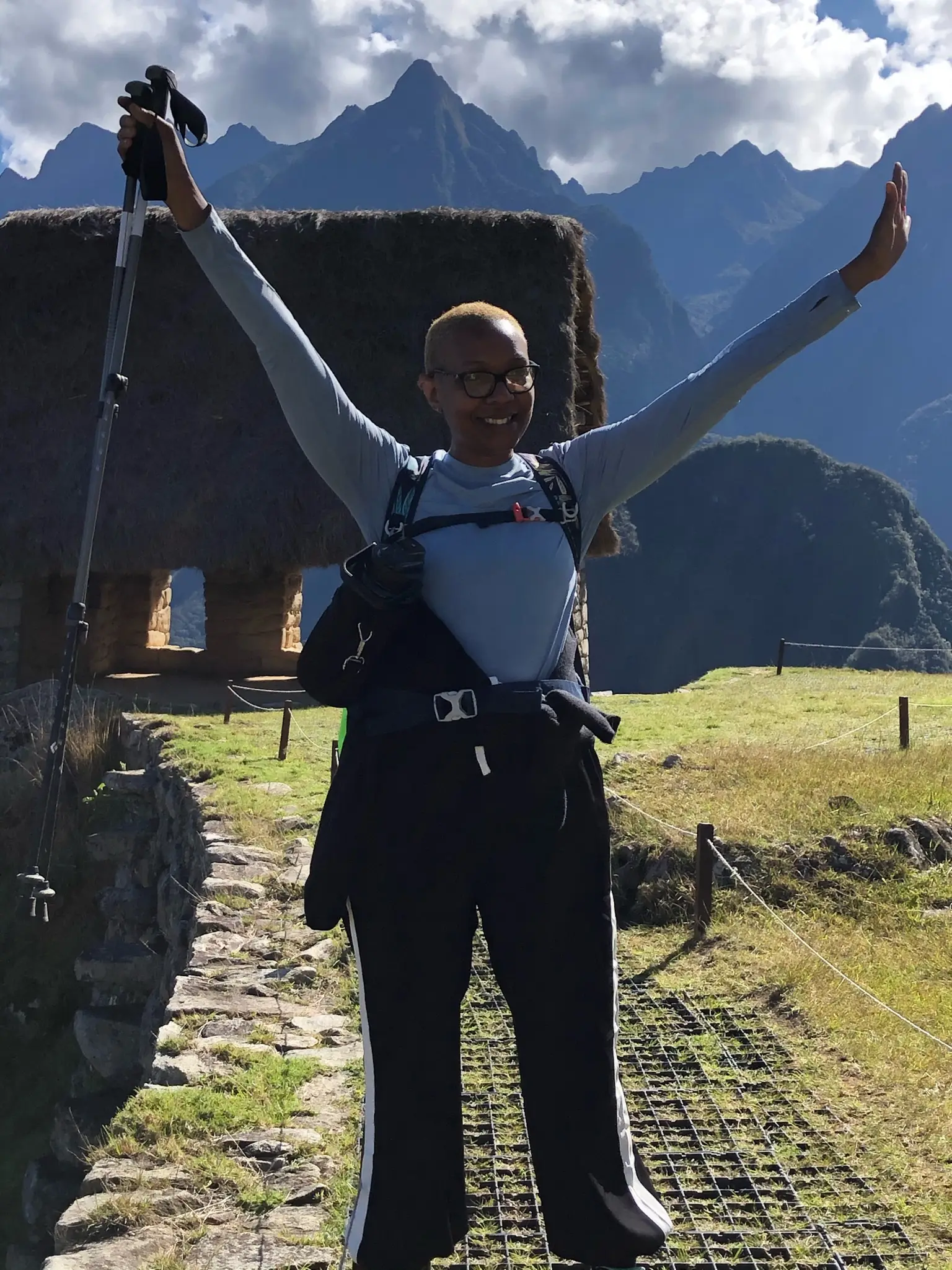 Christal, on Machu Pucchu - A Dream Come True