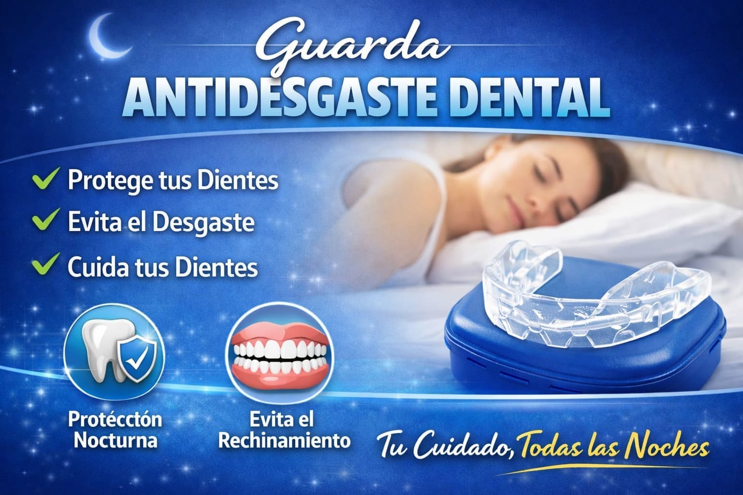 Guarda Antidesgaste Dental - Protección nocturna