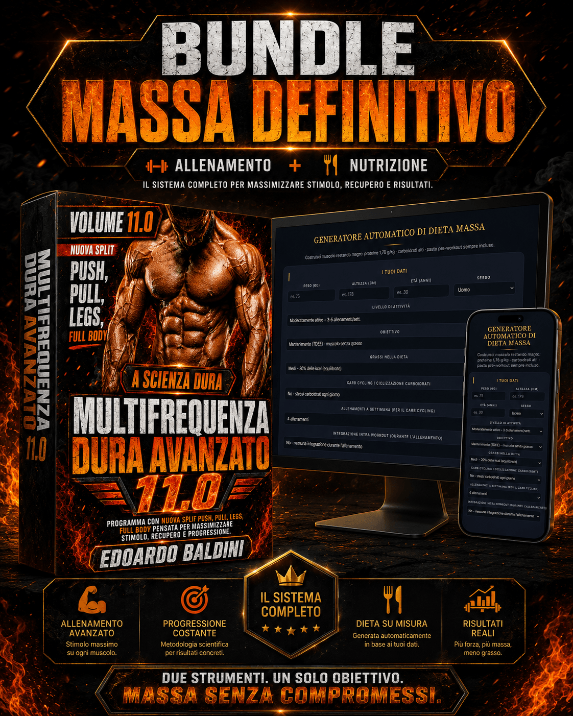 11.0 + Generatore Dieta Massa
