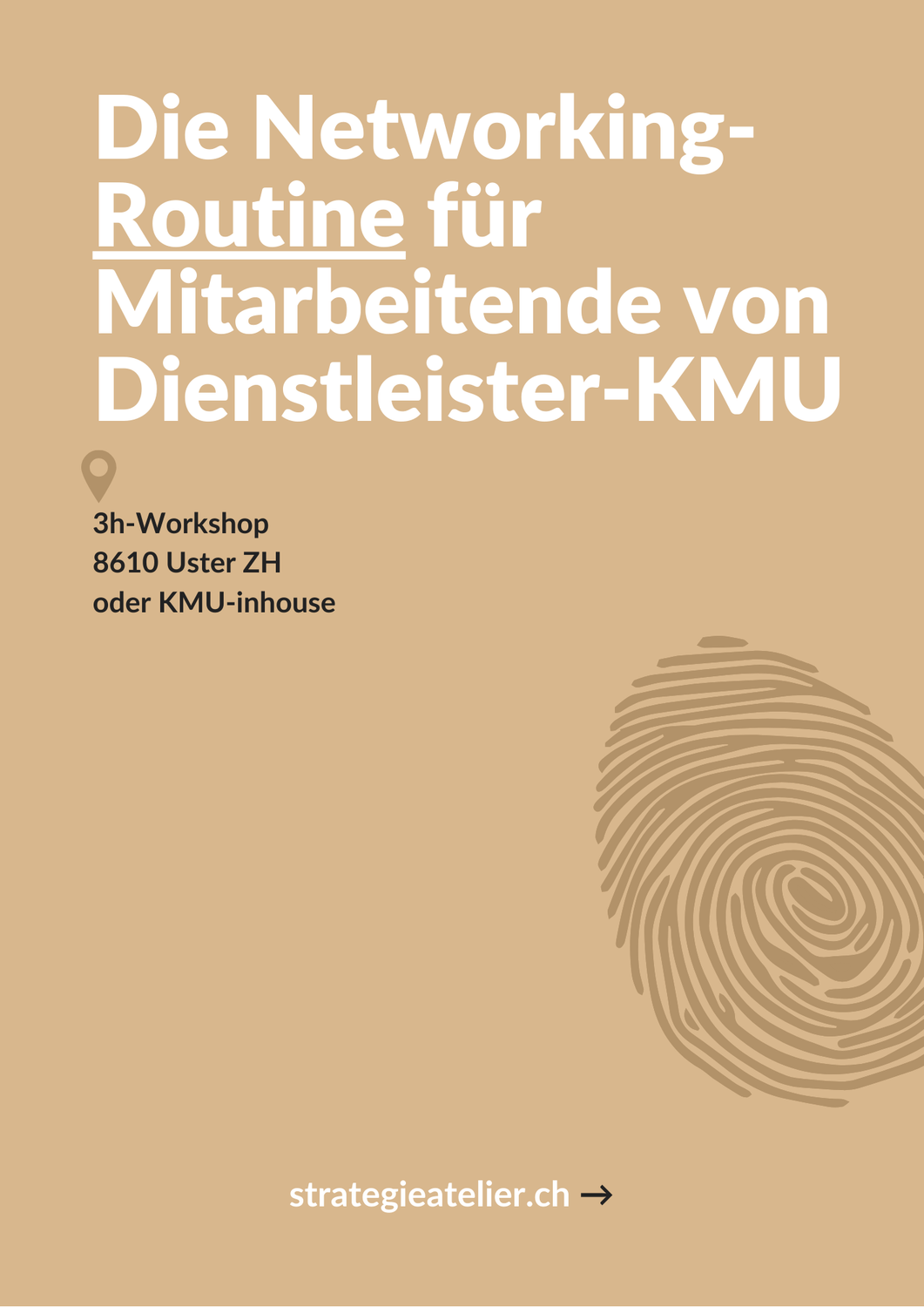 Flyer Networking Workshop Dienstleister-KMU