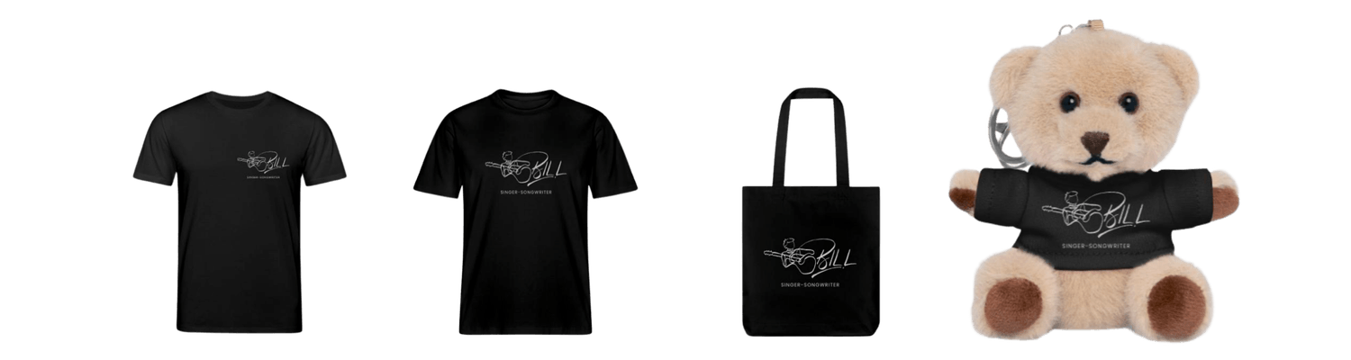 Offizielles BILL Merchandise via Spreadshirt – Schwarzes T-Shirt zum Album 1966 im Fan-Shop