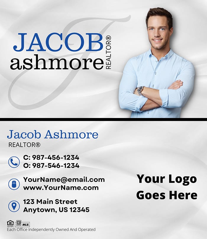 Real Estate business card business card front/back set design #08