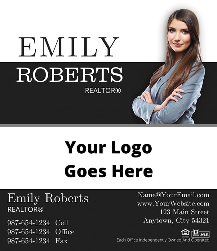 Real Estate business card business card front/back set design #09