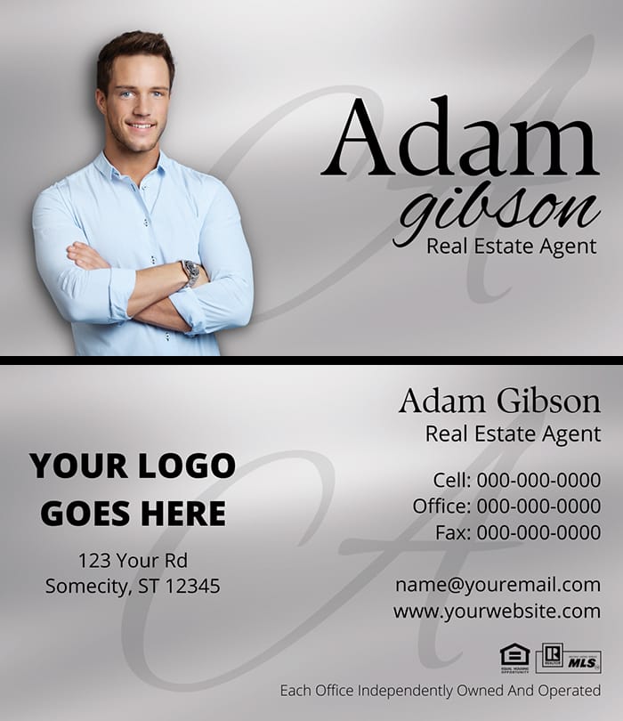 Real Estate business card business card front/back set design #12