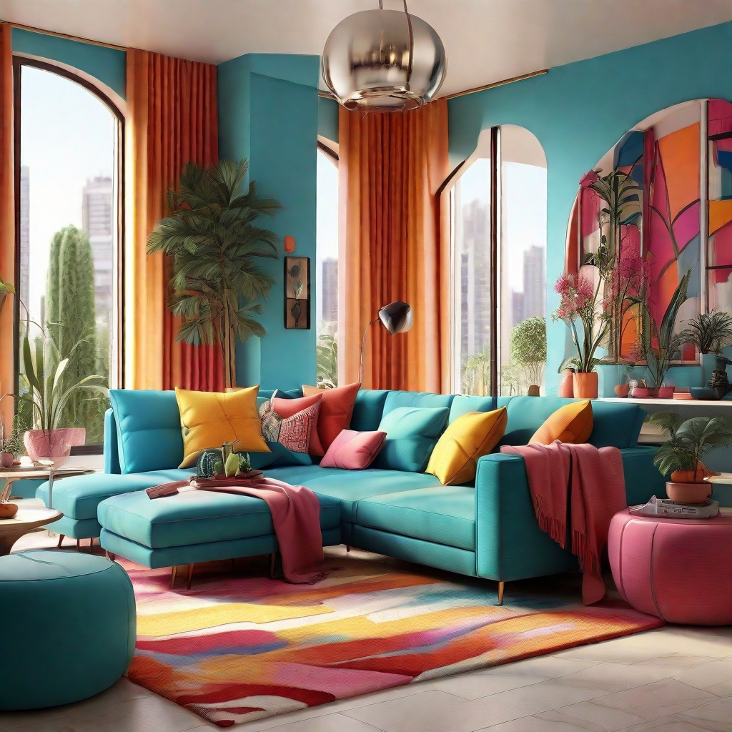 Colores Vibrantes en Espacios Residenciales