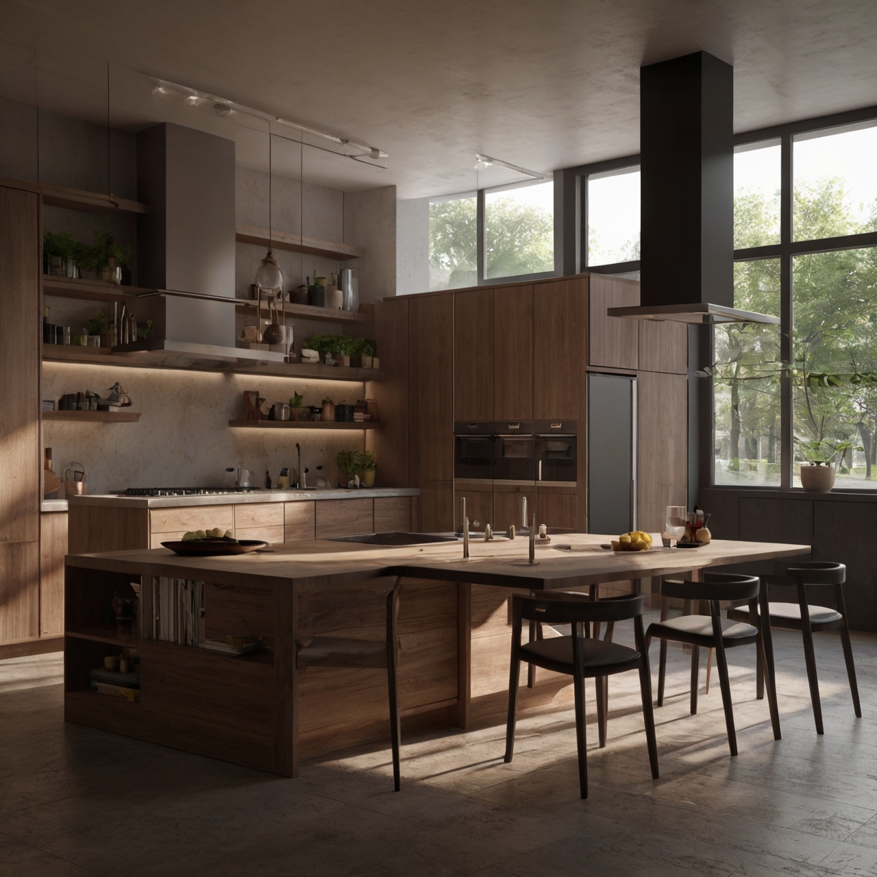Distribución espacial óptima de una cocina funcional
