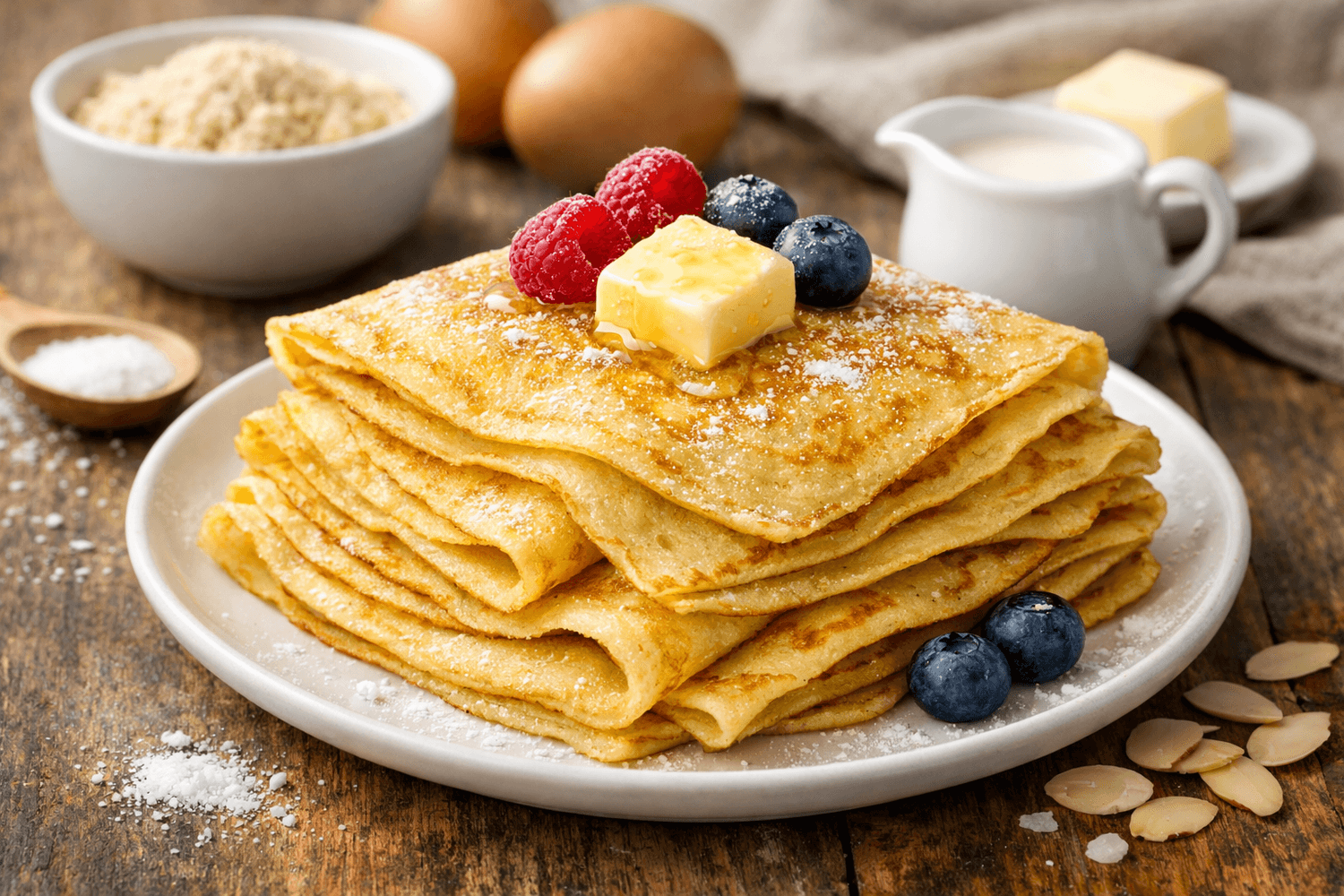 Recette crêpes keto