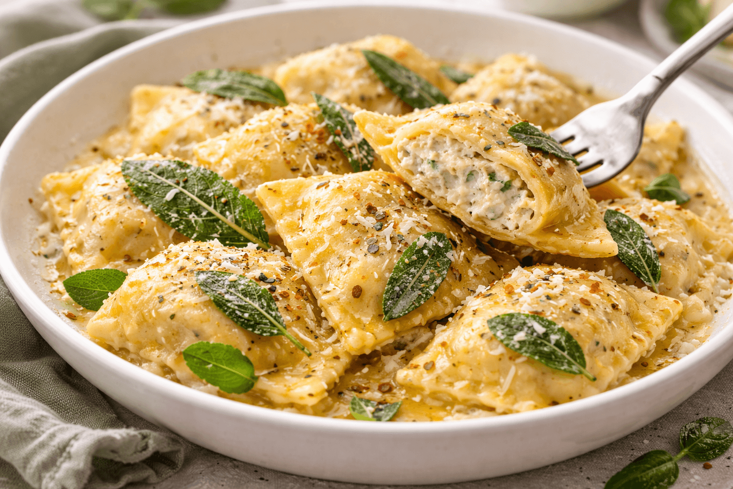 Recette ravioles keto