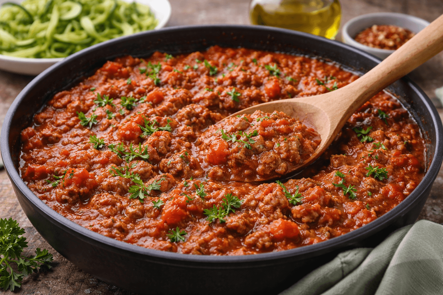 Sauce bolognaise keto