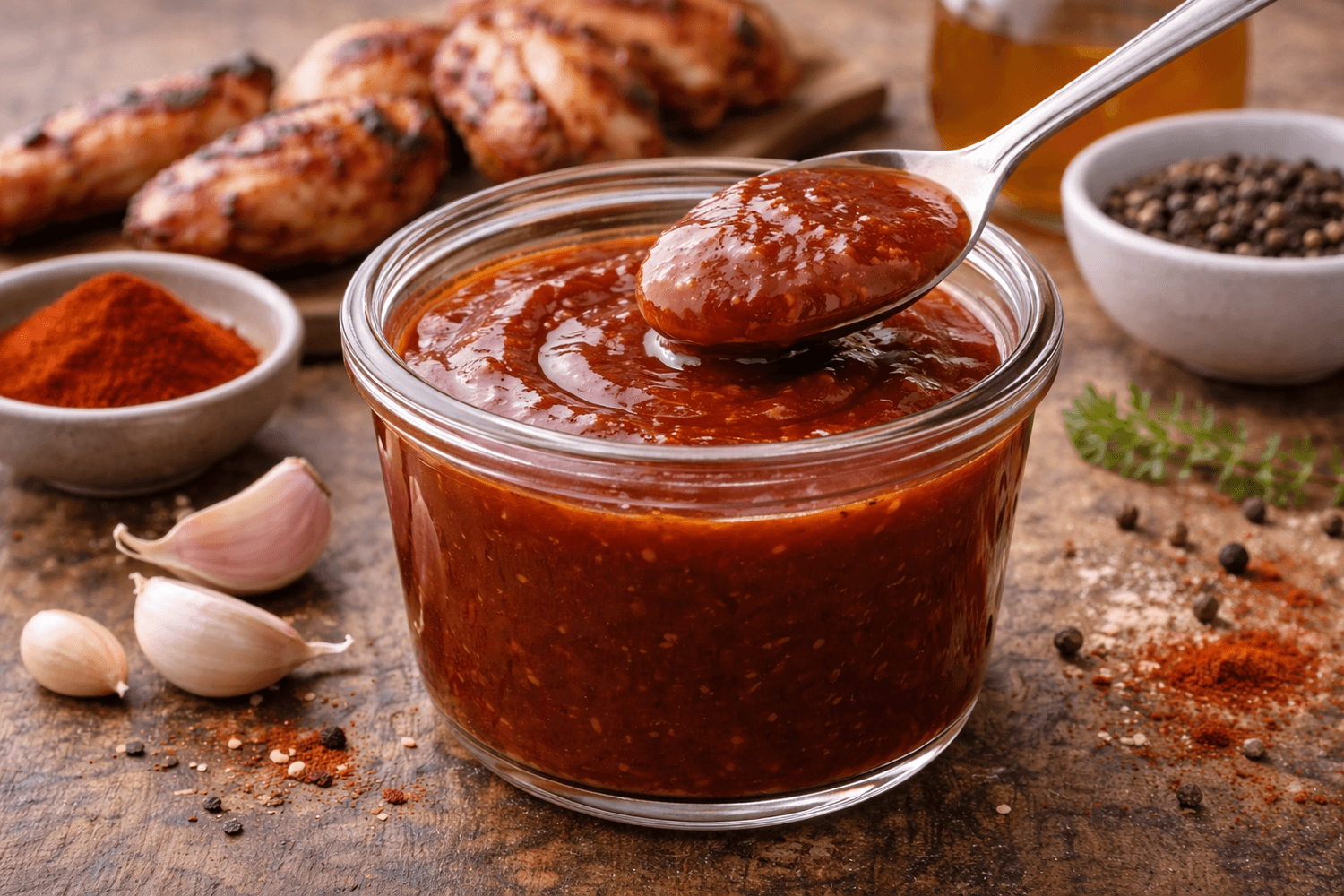 Sauce BBQ keto maison