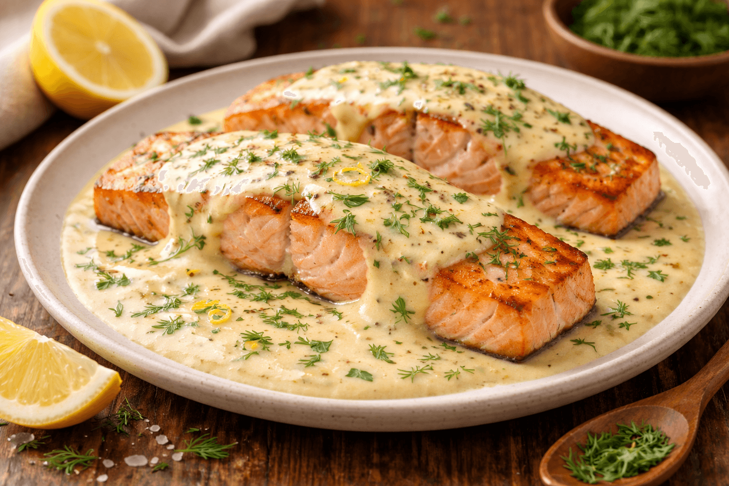 Sauce keto saumon