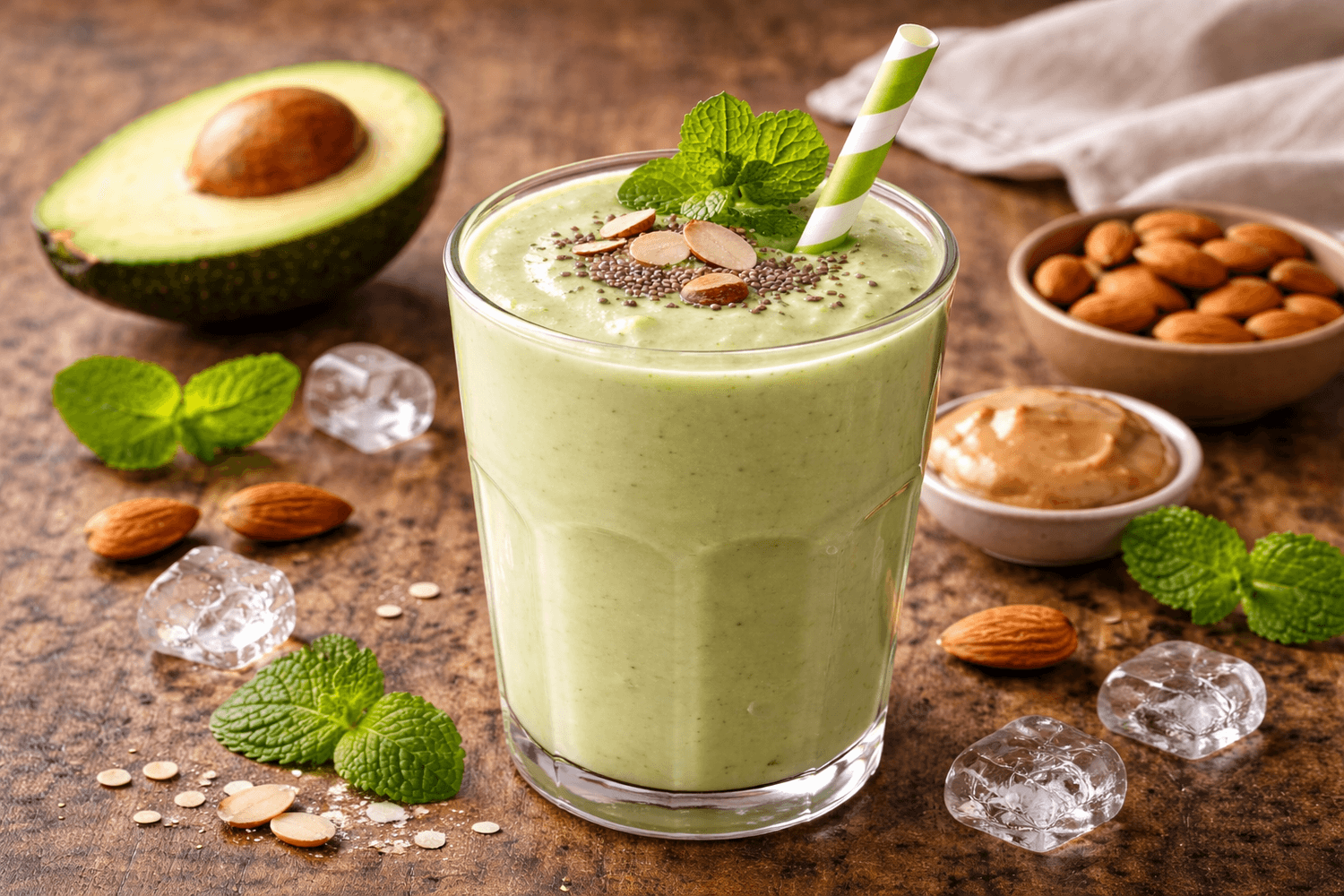 Smoothie avocat keto