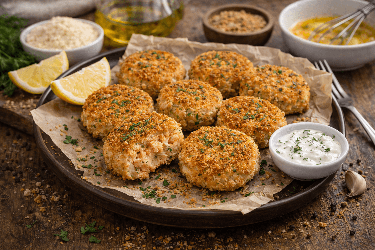 croquette de saumon keto